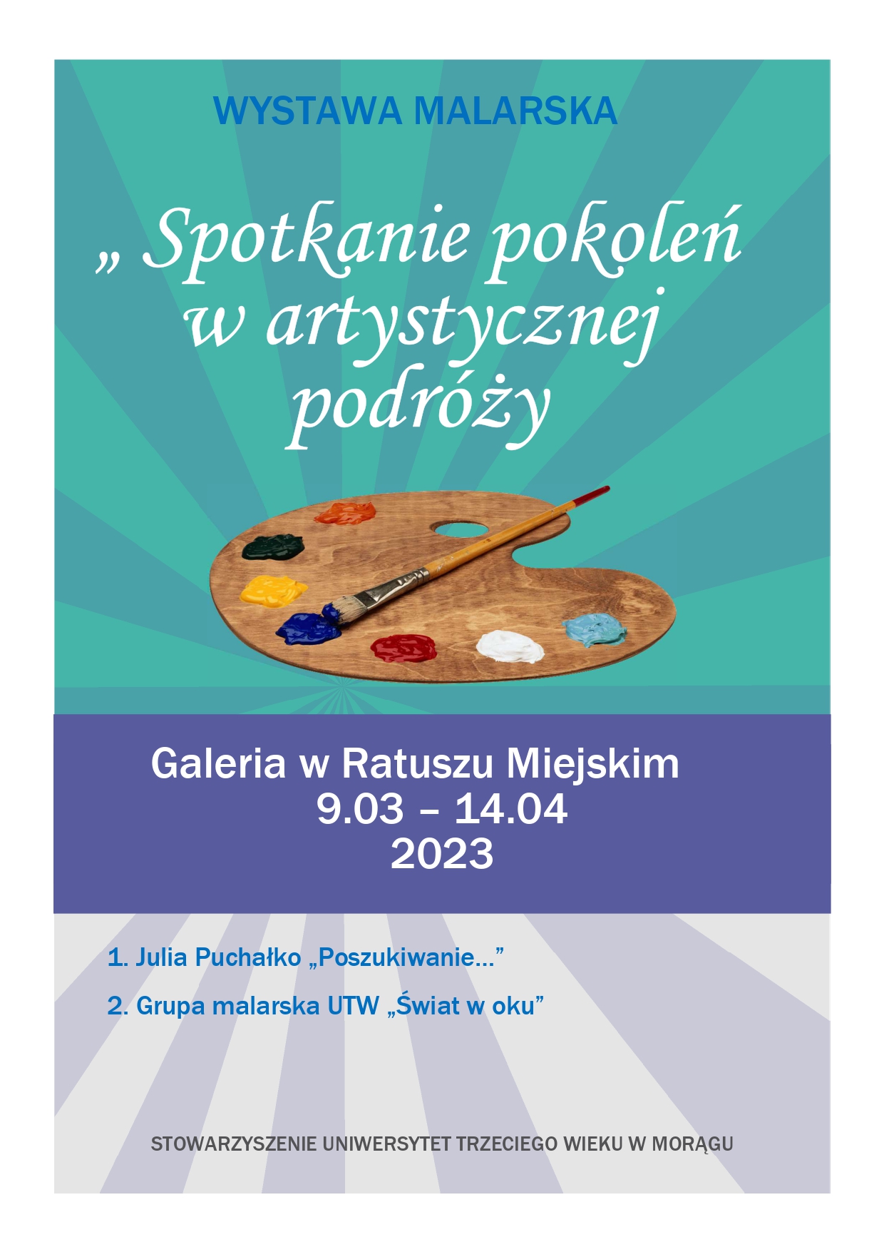Read more about the article Rozpowszechnianie lokalnej twórczości artystycznej i prowadzenie galerii w Ratuszu.